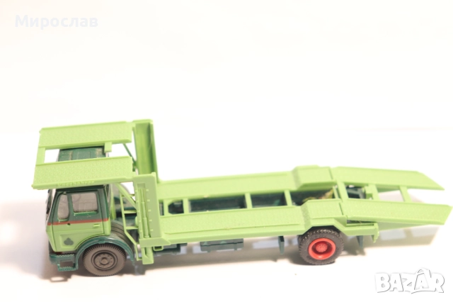 HERPA 1:87 H0 MERCEDES АВТОВОЗ КАМИОН МОДЕЛ КОЛИЧКА, снимка 3 - Колекции - 52931772