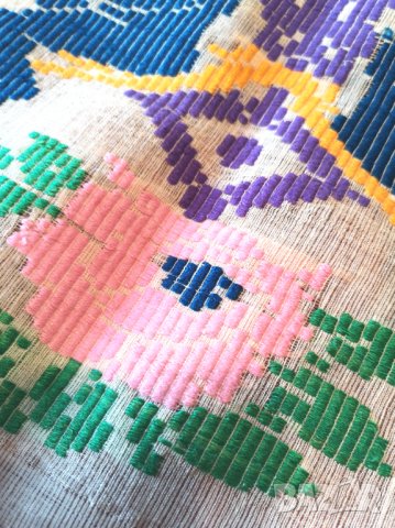 Автентична 100 годишна Кенарена Кърпа от Стар Аристократичен Русенски Род(2), снимка 8 - Антикварни и старинни предмети - 29075798