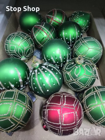 Стъклени коледни топки , снимка 3 - Декорация за дома - 42992324