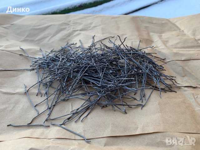 Стоманени фибри 70 мм., снимка 2 - Строителни материали - 23742240