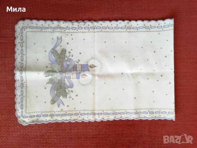 Покривка тишлайфер за Коледа и Нова година, снимка 2 - Покривки за маси - 37901166
