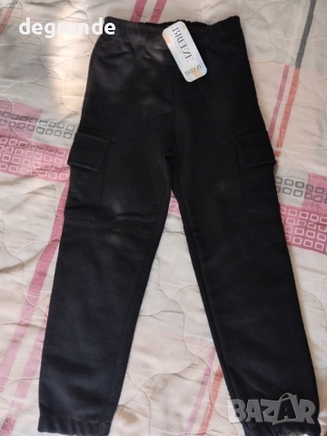 Детски Плътен Карго Панталон от 100%вълна Размери 98 104 110 116 122, снимка 3 - Детски панталони и дънки - 51629327