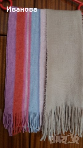 Три броя зимни шалчета за 1лв, снимка 2 - Шалове - 39648190