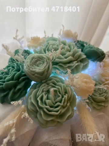 Букети в кутия от соев восък