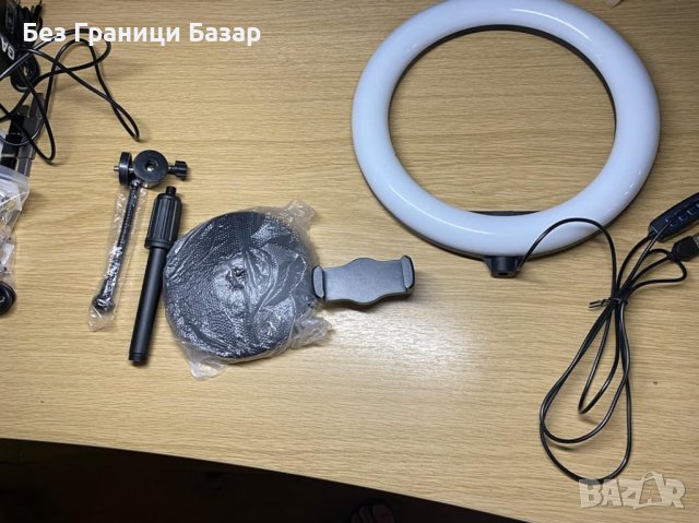 Нова Многофункционална LED Пръстен Селфи Светлина с USB , снимка 9 - Друга електроника - 43084849