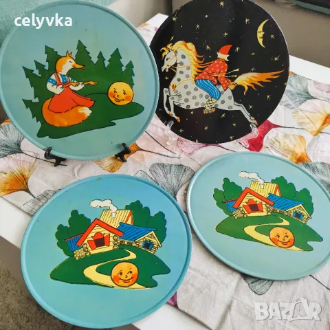 Ретро руски подложки за топли съдове