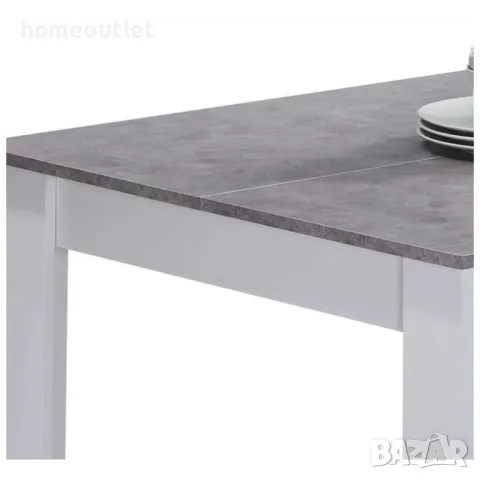 ПРОМОЦИЯ Трапезна маса CLIPOP WFBS-DT-0043GYWH, снимка 3 - Маси - 47542502