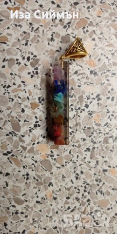 Амулет огърлица с 7 вида камъни - Рейки, снимка 8 - Колиета, медальони, синджири - 35164193