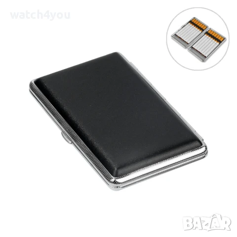 НОВА ЛУКСОЗНА ТАБАКЕРА ЗА 100ММ SLIM И 80ММ ЦИГАРИ. КОЖЕНИ ТАБАКЕРИ CIGARETTE BOX TABAKERA TABAKERI, снимка 12 - Табакери - 21802781