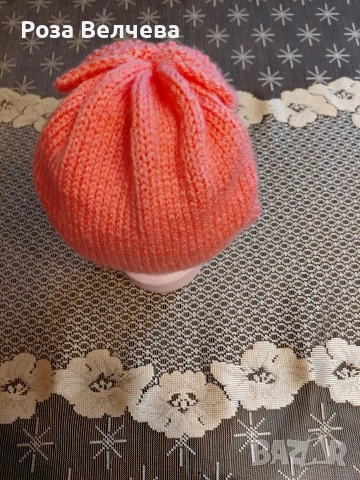 Ръчно плетен бебешки комплект, снимка 2 - Комплекти за бебе - 53436697