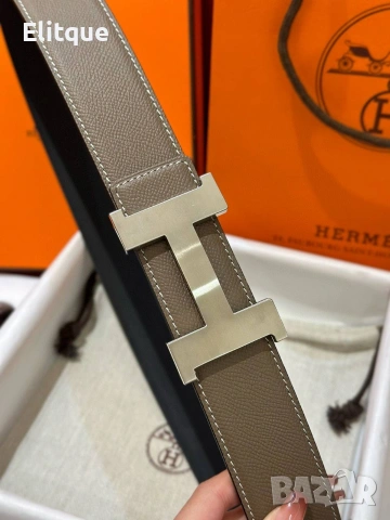 колани от естествена кожа в кутия hermes , снимка 9 - Колани - 53216900