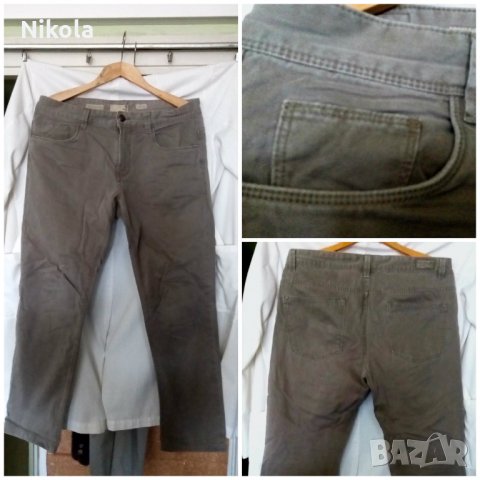 Панталон - Дънки тъмно зелени 5-Pockets, снимка 1 - Дънки - 28147706