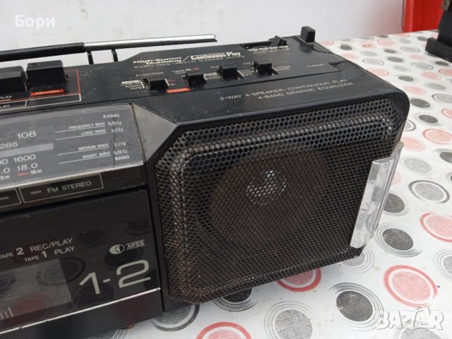 Двукасетен SHARP WQ-T282H Радиокасетофон, снимка 6 - Радиокасетофони, транзистори - 39385091