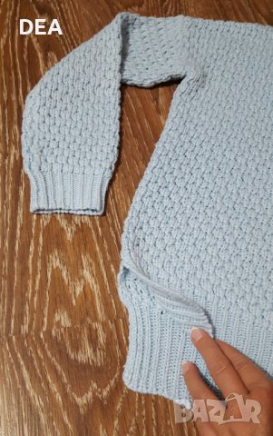 Марков син пуловер S/M-10лв.НАМАЛЕНИЕ, снимка 2 - Блузи с дълъг ръкав и пуловери - 39436931