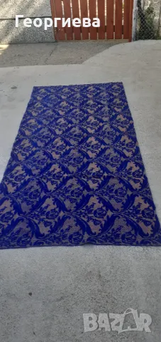 Вълнена ръчно тъкана покривка за легло