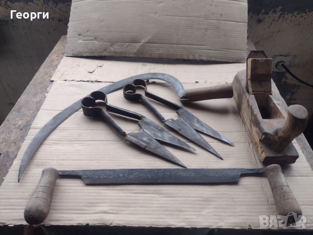 Сърп ,ножици , ренде, снимка 5 - Антикварни и старинни предмети - 53219843