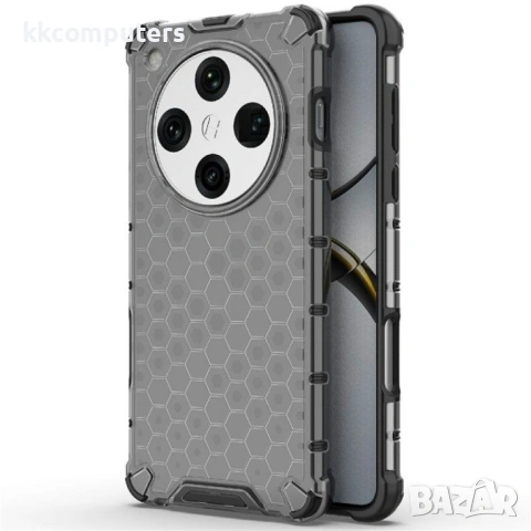 Oppo Find X8 Pro 5G Силиконов Калъф Honeycomb TPU и Протектор