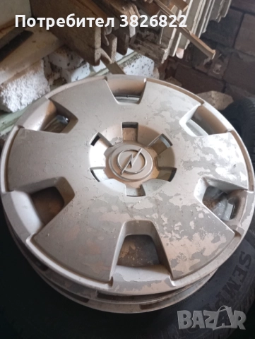 Стоманени джанти Опел 5х110 със зимни гуми и тасове, снимка 5 - Гуми и джанти - 51606144