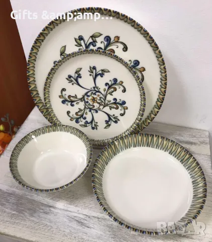 Порцеланов сервиз за хранене - 24 части, снимка 1