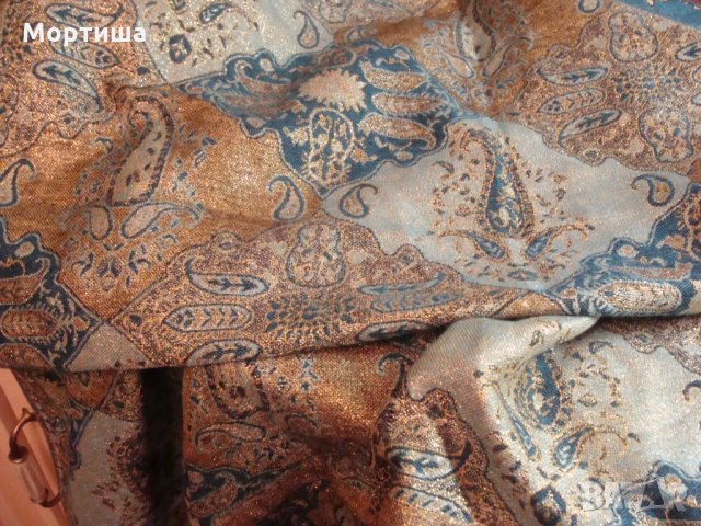 Луксозен италиански шал кашмир и коприна , снимка 3 - Шалове - 27473756