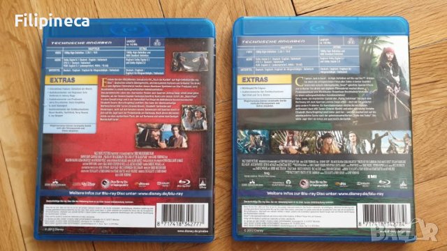 Карибски пирати: Проклятието на Черната перла , Сандъкът на мъртвеца, снимка 2 - Blu-Ray филми - 40409595