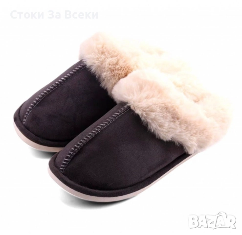 Оригинални Пухкави зимни пантофи SWISS LYX с мемори пяна и гел против умора и мекота, снимка 7 - Пантофи - 51928264