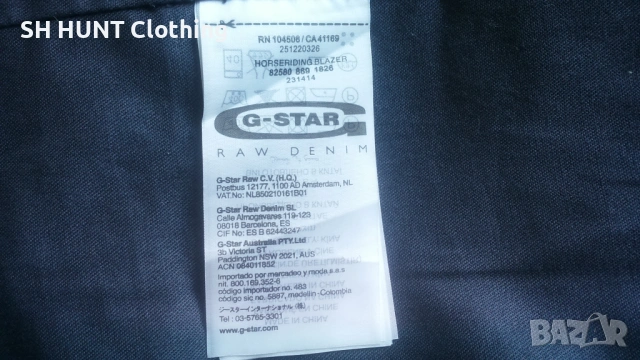 G-STAR RAW HORSERIDING BLAZER COAT Размер M / L мъжко сако 18-68, снимка 14 - Сака - 53140860