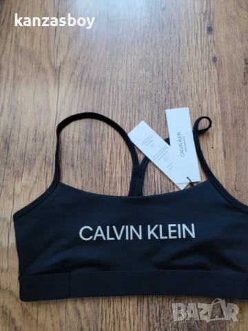 Calvin Klein Performance Low Support Sport Bra - страхотно дамско бюстие НОВО М, снимка 5 - Корсети, бюстиета, топове - 50886796