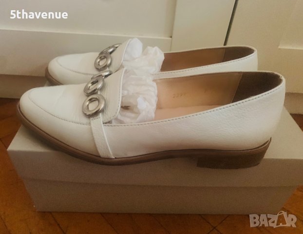QUAZI Дамски бели обувки естествена кожа , снимка 7 - Дамски ежедневни обувки - 37018472