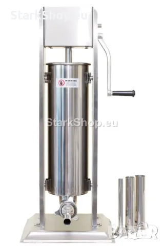 Професионална Пълначка с Две скорости и Редуктор за Месо от Неръждаема Стомана 5 литра от Неръждаема, снимка 4 - Други инструменти - 50318624