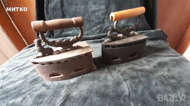 Стара ютия, снимка 4 - Антикварни и старинни предмети - 37241928