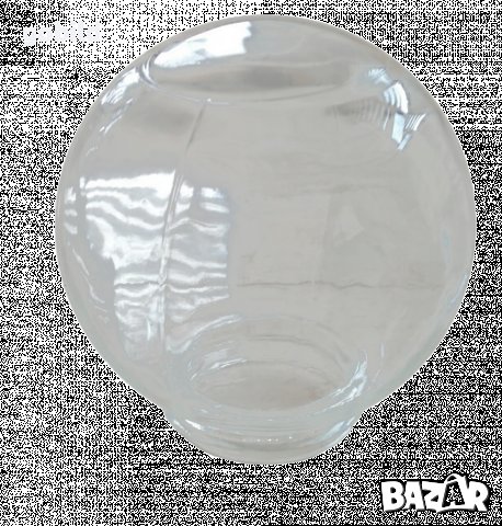 НИСКА ЦЕНА!!! Стъклен глобус, плафон, абажур - БЯЛ и ПРОЗРАЧЕН, снимка 2 - Външни лампи - 43709056