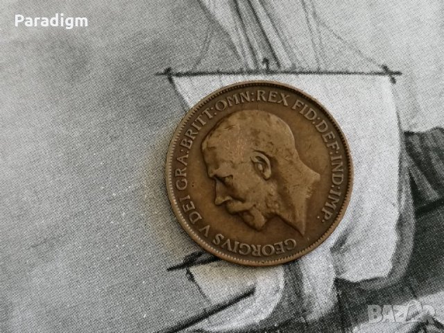 Монета - Великобритания - 1 пени | 1913г., снимка 2 - Нумизматика и бонистика - 28232499
