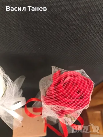 Вечни рози 2 лв 1 бр, снимка 3 - Изкуствени цветя - 49238898