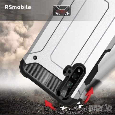 Huawei Nova 5T / Honor 20 - Удароустойчив Кейс Гръб ARMOR, снимка 1