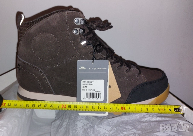 Trespass EU42 мъжки боти естествена кожа, снимка 12 - Мъжки боти - 49110804
