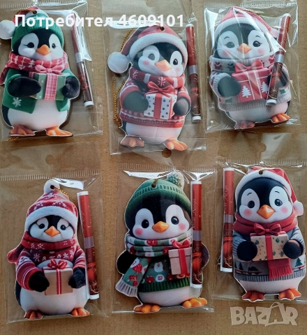 коледни играчки за елха с късметче, снимка 2 - Коледни подаръци - 52777788