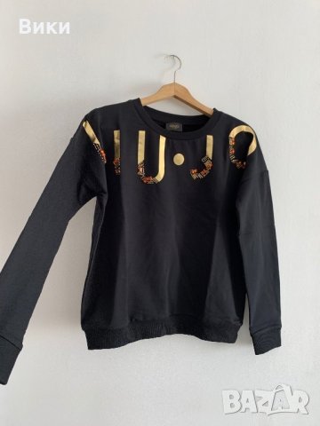 Черна блуза Liu jo, снимка 1 - Блузи с дълъг ръкав и пуловери - 26785136