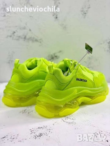 Дамски маратонки Balenciaga Triple S Размер 36 EU Green Clear , снимка 6 - Маратонки - 40667498