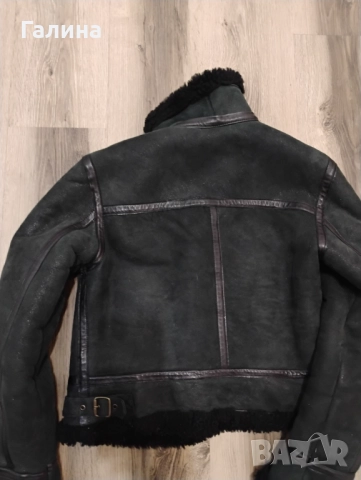 Къс кожух  от агнешка кожа, снимка 9 - Палта, манта - 52886374