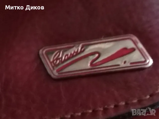 Маркова борсета Classic естествена кожа 200х145х80мм, снимка 4 - Чанти - 48346802