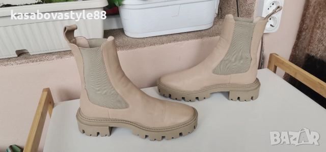 Дамски ботуши Zara 38н.Естествена кожа , снимка 11 - Дамски ботуши - 52055516