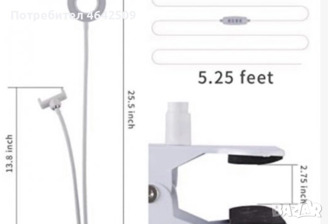 Селфи Ринг Светкавица LED за телефон с дистанционно Тик Ток, снимка 5 - Чанти, стативи, аксесоари - 52365162