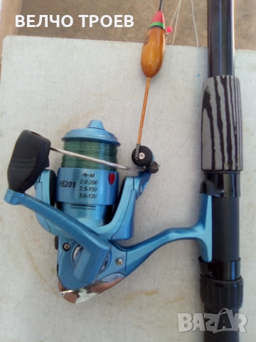 Въдица с макара и плувка, снимка 1