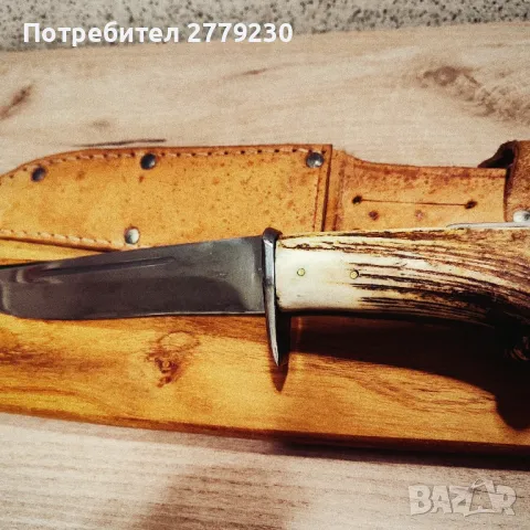 Ловен много масивен нож Нов, подходящи за колекция , снимка 12 - Ножове - 49863498