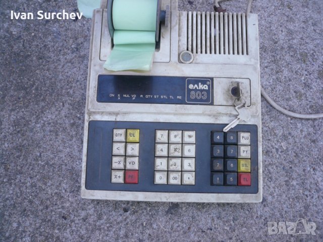 КАСОВ АПАРАТ ЕЛКА 803-01 РАБОТЕЩ АВТЕНТИЧЕН