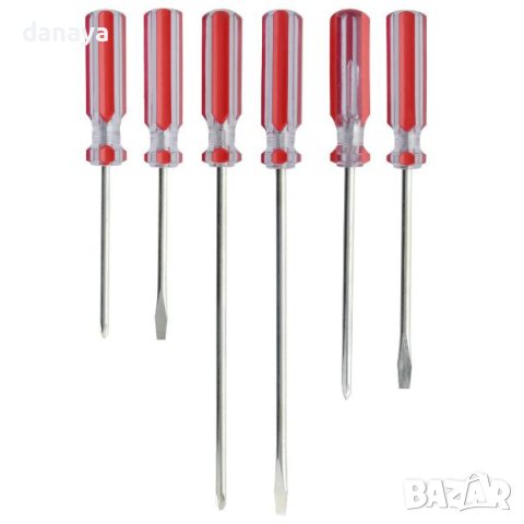 869 Комплект отвертки с поставка за стена кръстати отвертки прави отвертки, снимка 4 - Отвертки - 40745246