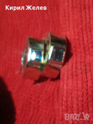 СКЪПОЦЕННИ ПОЗЛАТЕНИ СРЕБЪРНИ САПФИРЕНИ ОБЕЦИ СРЕБРО 925 с ПЕЧАТ STERLING с ФАСЕТИРАНИ САПФИРИ 25756, снимка 18 - Обеци - 35782525