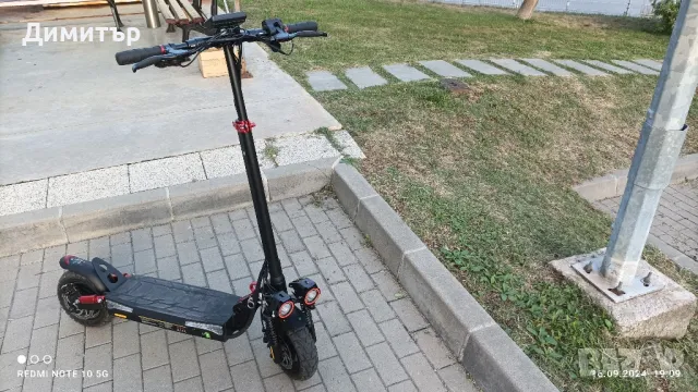 Електрически скутер ix4 - 800вата, макс скорост 45км/ч, пробег около 50км, товароносимост 150кг., снимка 1