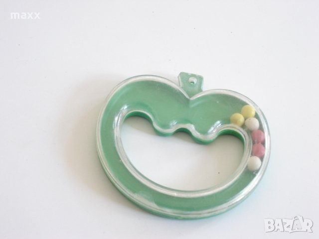 бебешка дрънкалка ябълка с топчета, снимка 2 - Дрънкалки и чесалки - 26254328